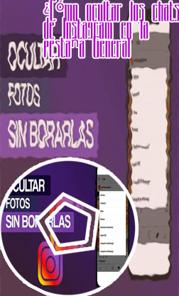 Como ocultar chat en instagram
